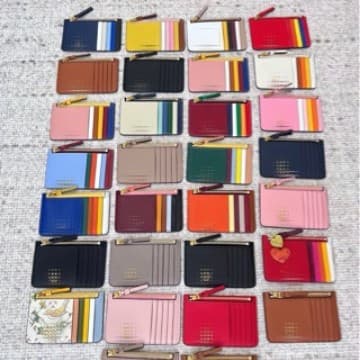 T Brand New Multi-Slot Card Holder Genuine Leather Wholesale Multifunctional Card Case Coin Purse Women's ID Wallet