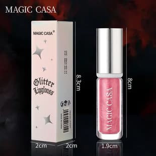 [Cross-Border Cosmetics] Diamond Lip Gloss, Halloween Dark Vampire Lip Gloss, Super Shimmer, Matte, Student Lipstick
