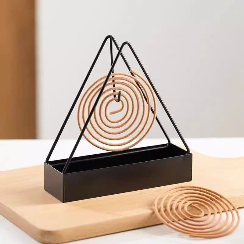 Creative triangle mosquito-repellent incense rack, fire-proof and anti-scalding mosquito-repellent incense rack, mosquito-repellent incense tray, incense holder, mosquito-repellent incense stove tray bracket, ash tray