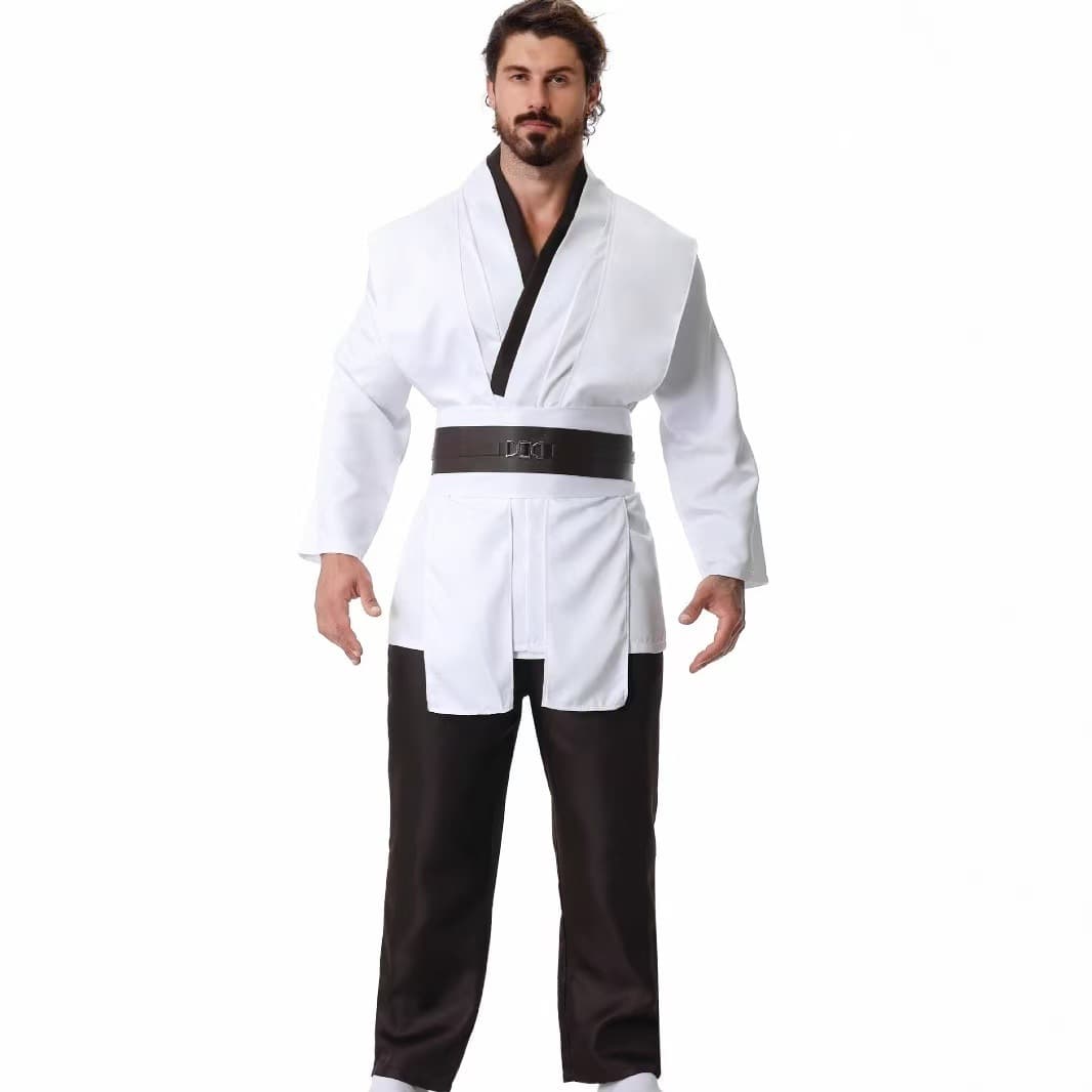 Obi-Wan Kenobi Cosplay Costume Star Wars Cosplay Outfit Halloween Jedi Knight Role-Playing