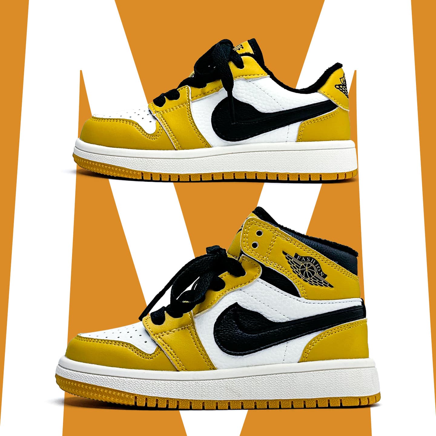 Children's High-Top Sneakers 2025 Autumn New Girls Korean Style Casual Shoes Boys Trendy Sports Shoes Lined Shoes