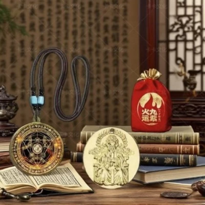 New Chinese-style ornaments for the Year of the Snake that bring fortune from all directions, Nine Purple Fire Luck Tips, and Five Masters Lucky Plaques.