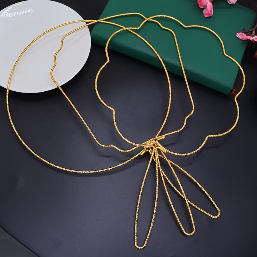 Electrophoresis high-guaranteed flower new style ancient style round fan frame DIY Hanfu Xiuhe handmade fan frame hand fan main body