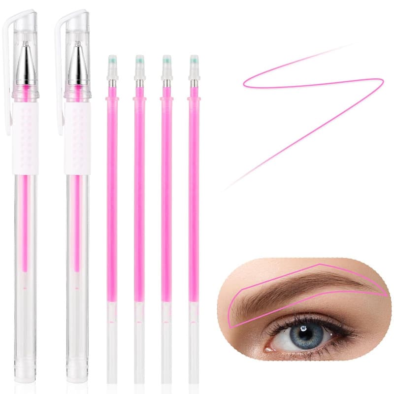 Skin marker pen for dotting and line marking, microblading marker pen