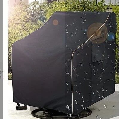 Oversized Rotating Chair Cover for Large Chairs, Waterproof, UV-Proof, Dust-Proof Outdoor Garden Furniture Cover