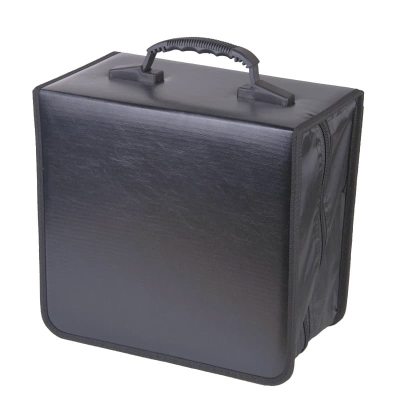 Hengqi 520-Piece PU Leather CD Case Large Capacity Handheld CD Wallet Amazon Cross-Border Exclusive Direct from Manufacturer