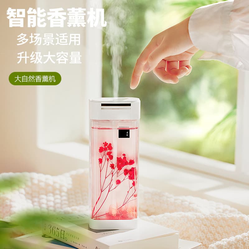 Automatic Scent Diffuser for Hotels, Home Rechargeable Timer Aromatherapy Machine, Essential Oil Diffuser for Shops, Air Freshener