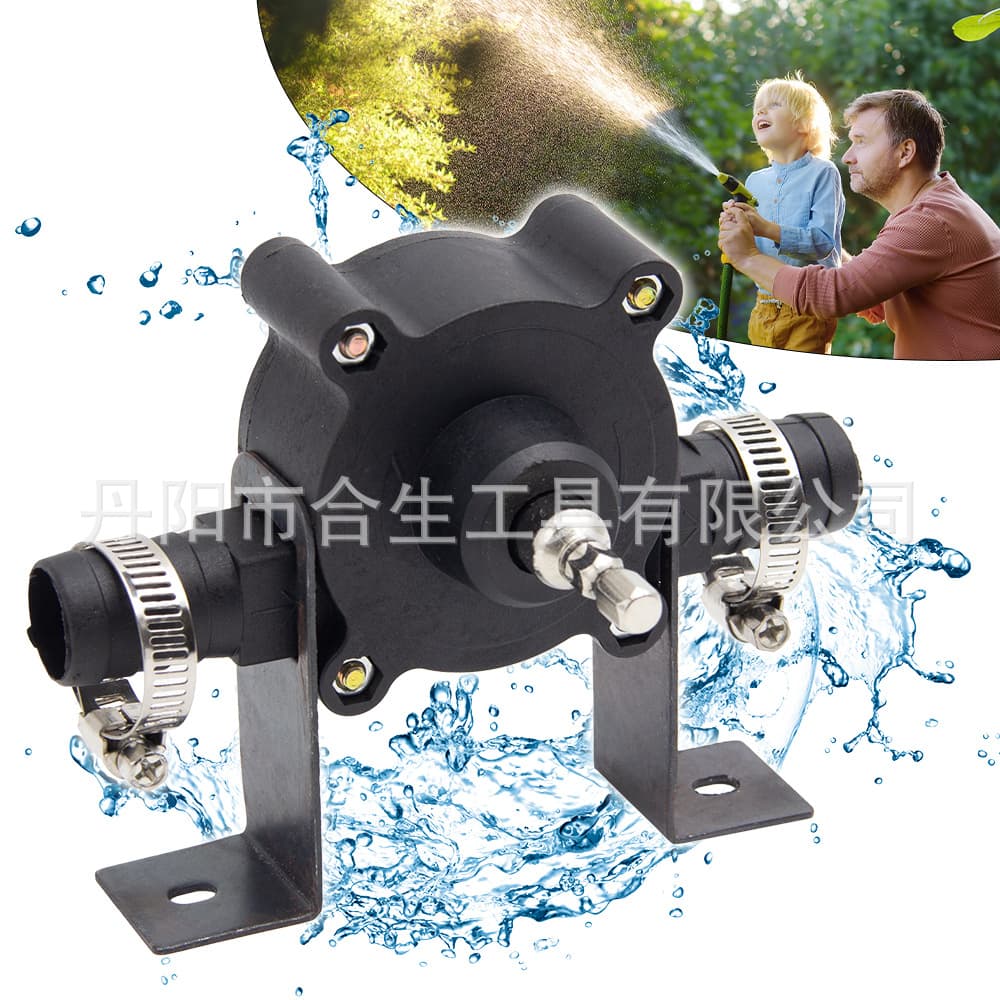 Portable Small Water Pump Hand Drill DC Self-Priming Centrifugal Pump Convenient Drill Water Pump Handheld Submersible Pump