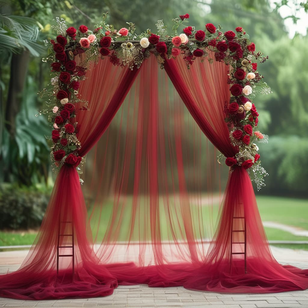 Cross-border Dropshipping European Style Transparent DIY Tulle Canopy Ceiling Decoration for Festivals, Weddings, Parties, Background Photography Decorative Fabric