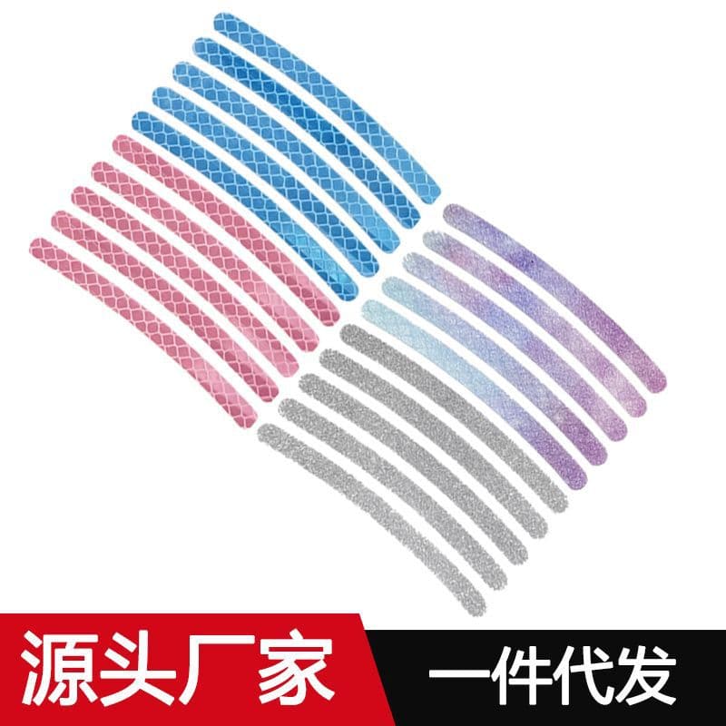 Car Tire Reflective Stickers Unique Decorative Electric Motorcycle Tire Warning Stickers Vehicle Wheel Rim Reflection