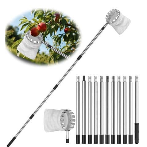Amazon's best-selling high-altitude fruit picker wholesale persimmon picking mango loquat fruit splicing pole fruit picking artifact tool