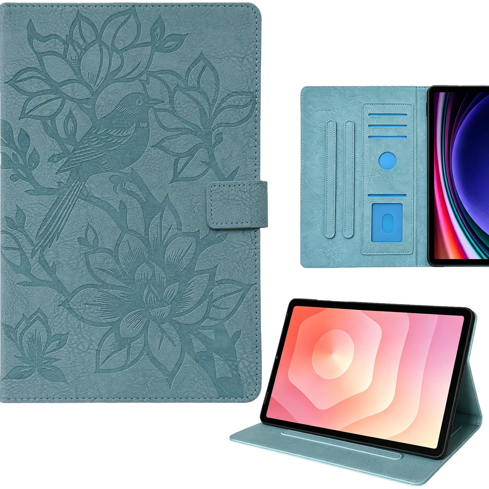 Suitable for Samsung Tab A11PLUS X210 protective case S10Lite S7S8S9 S10FE leather case A9+