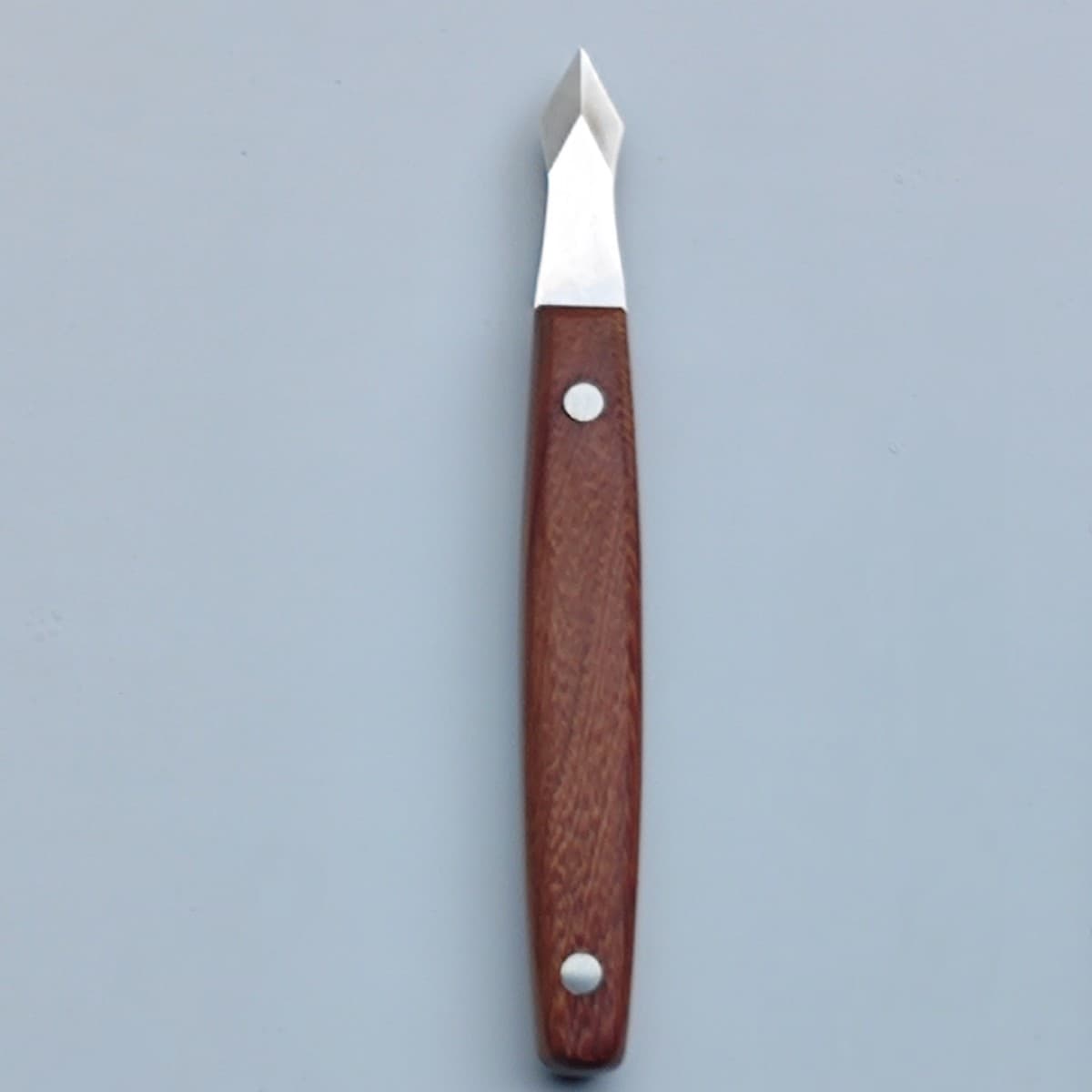 New triangular-tipped handmade wooden handle carving knife, wood-peeling knife, detail knife, tool knife