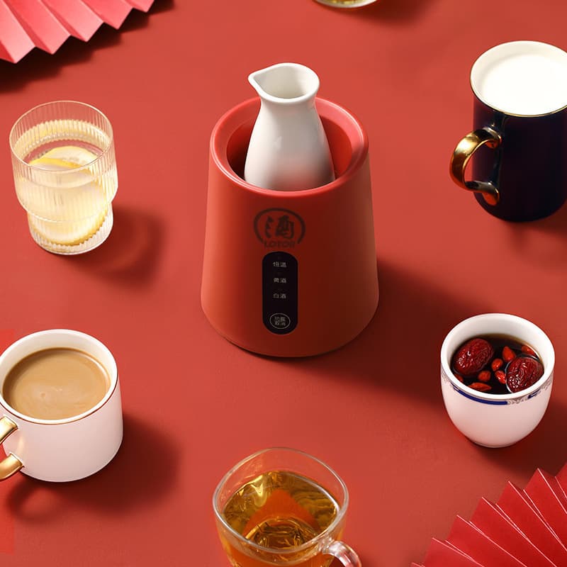 Plug-in Smart Constant Temperature Warmer for White and Yellow Rice Wine, Home Wine Heating Appliance, Default Option China
