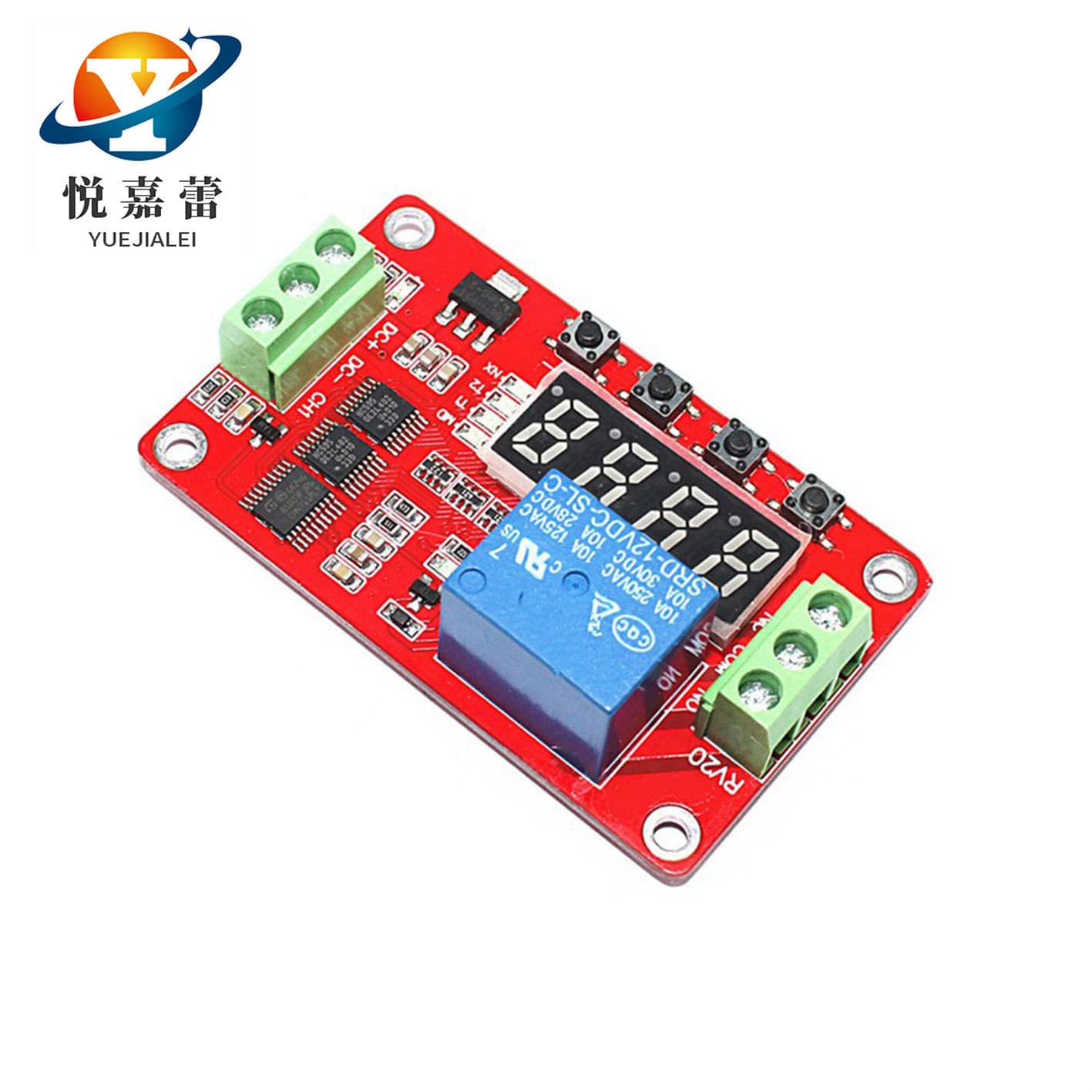[Factory Direct Sales] FRM01 Multifunctional Relay Module, Cyclic Delay, Timer Switch, Self-Locking, 12V