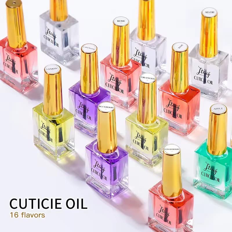 JTING Jingting 16 Flavors 15 ml Nutritional Oil Flower and Fruit Natural Flavored Natural Extract Cuticle Armor Nutritional Oil