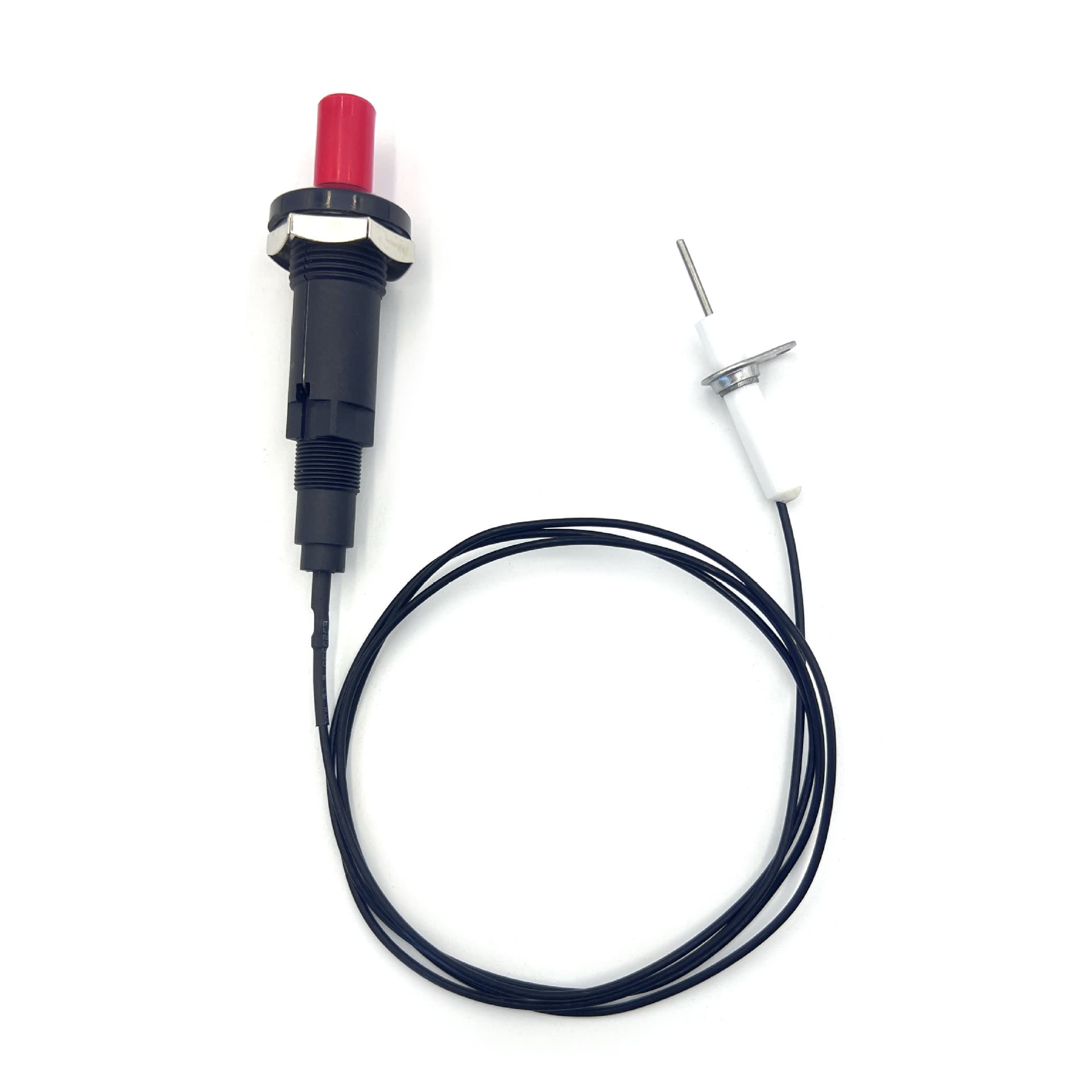 Pancake Oven Accessories Ceramic Piezo Ignition Kit with Universal Threaded Ignition Bent Needle Spark Plug