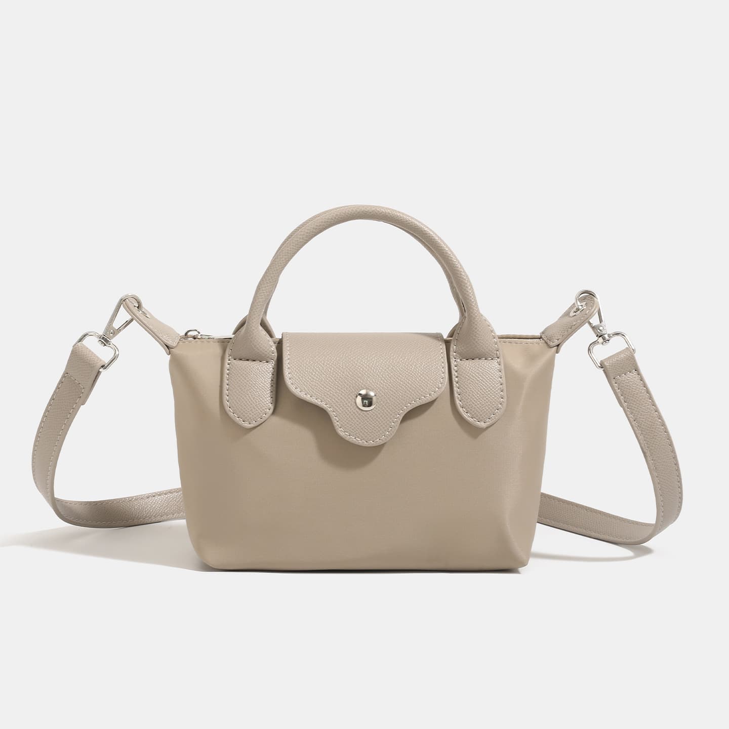 Retro summer new French dumpling bag simple and lightweight crossbody bag small bag soft texture mobile phone bag small square bag
