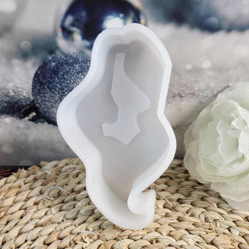 Women's Three Scent Car Aromatherapy Epoxy Resin Mold DIY Gypsum Scented Candle Diffuser Stone Car Aromatherapy Silicone