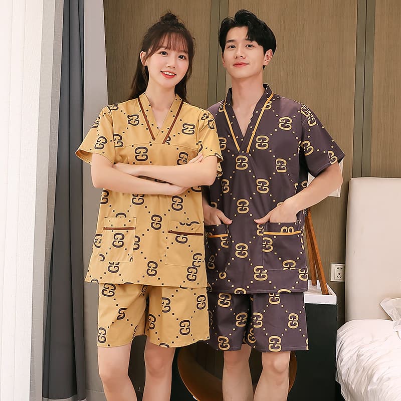 Cotton Sauna Suit Women Chest Double Layer Men Couple Bathrobe Homewear Beauty Massage Plus Size