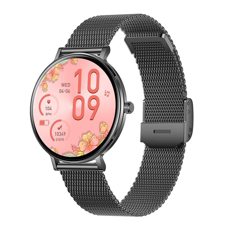 New I232 Women's Smart Watch Round Heart Rate Blood Pressure Multi-Sport Smart Watch