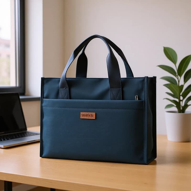 Large Capacity Commute Tote Bag for Work Office A4 File Bag Business Computer Bag Conference Briefcase for Men