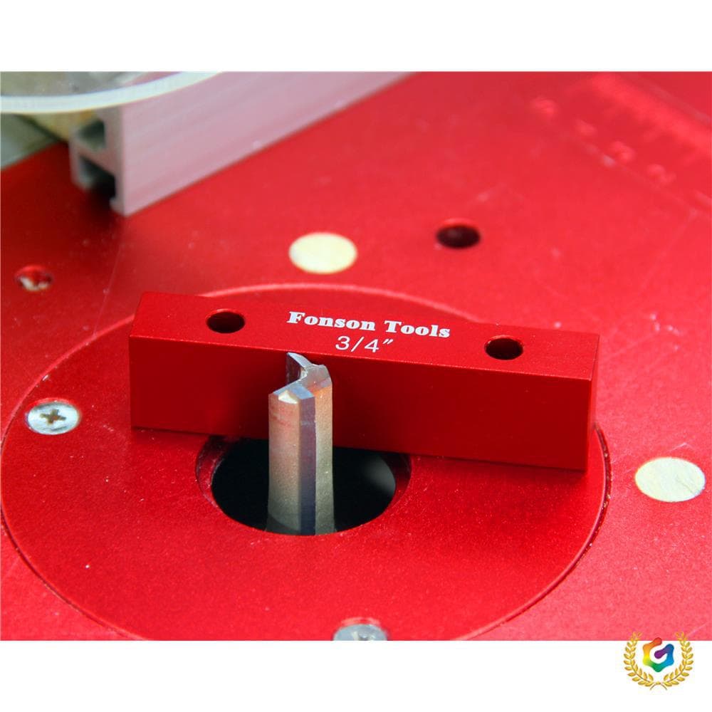 Woodworking imperial gauge blocks, height measurement shims, height gauges, aluminum alloy, table saw measurement blocks, setting.