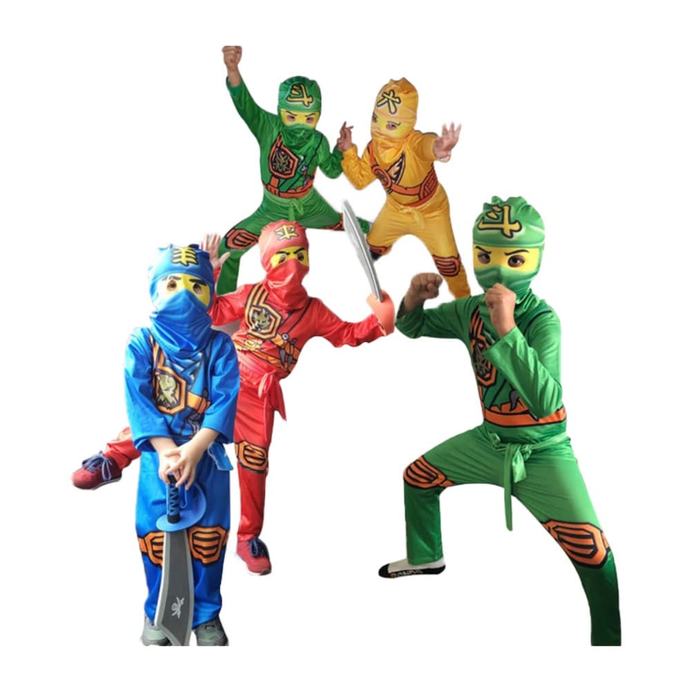 Children's Halloween Costume LEGO Ninjago Anime Cosplay Halloween LEGO NINJA GO