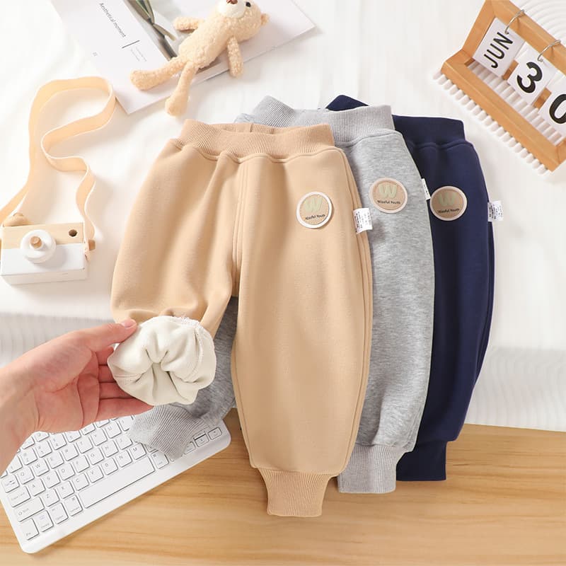 2025 spring and autumn baby leggings new style boys cartoon printed casual trousers trendy children boys and girls