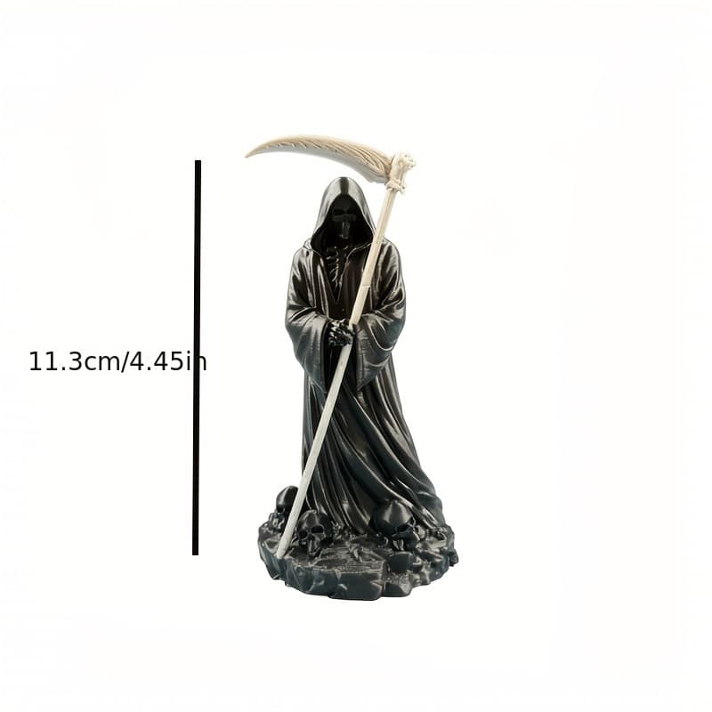 New Cross-Border 3D Printed Grim Reaper Model with Scythe, Mysterious Dark Atmosphere, Niche Style Decoration