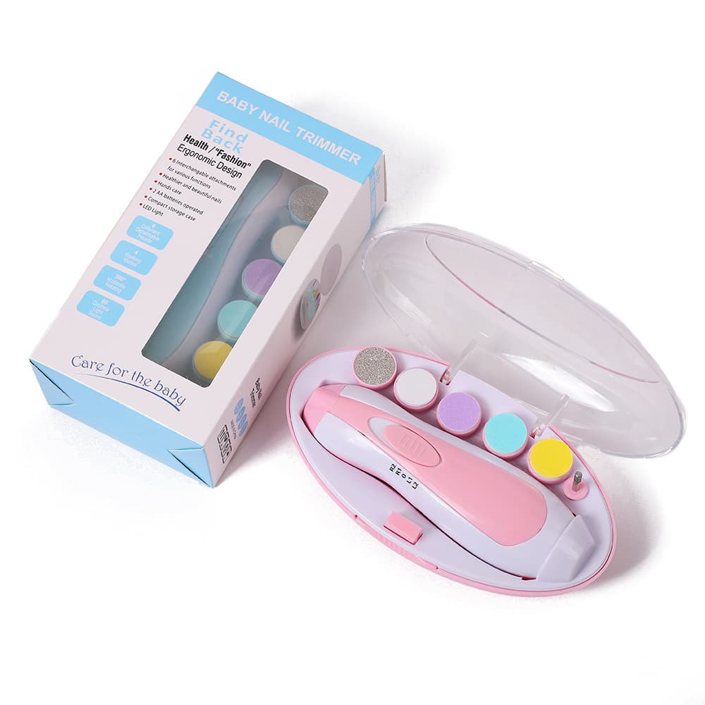 Baby Electric Nail Trimmer, Multi-Functional Anti-Scratch Nail File for Children, Baby Manicure Tool Kit