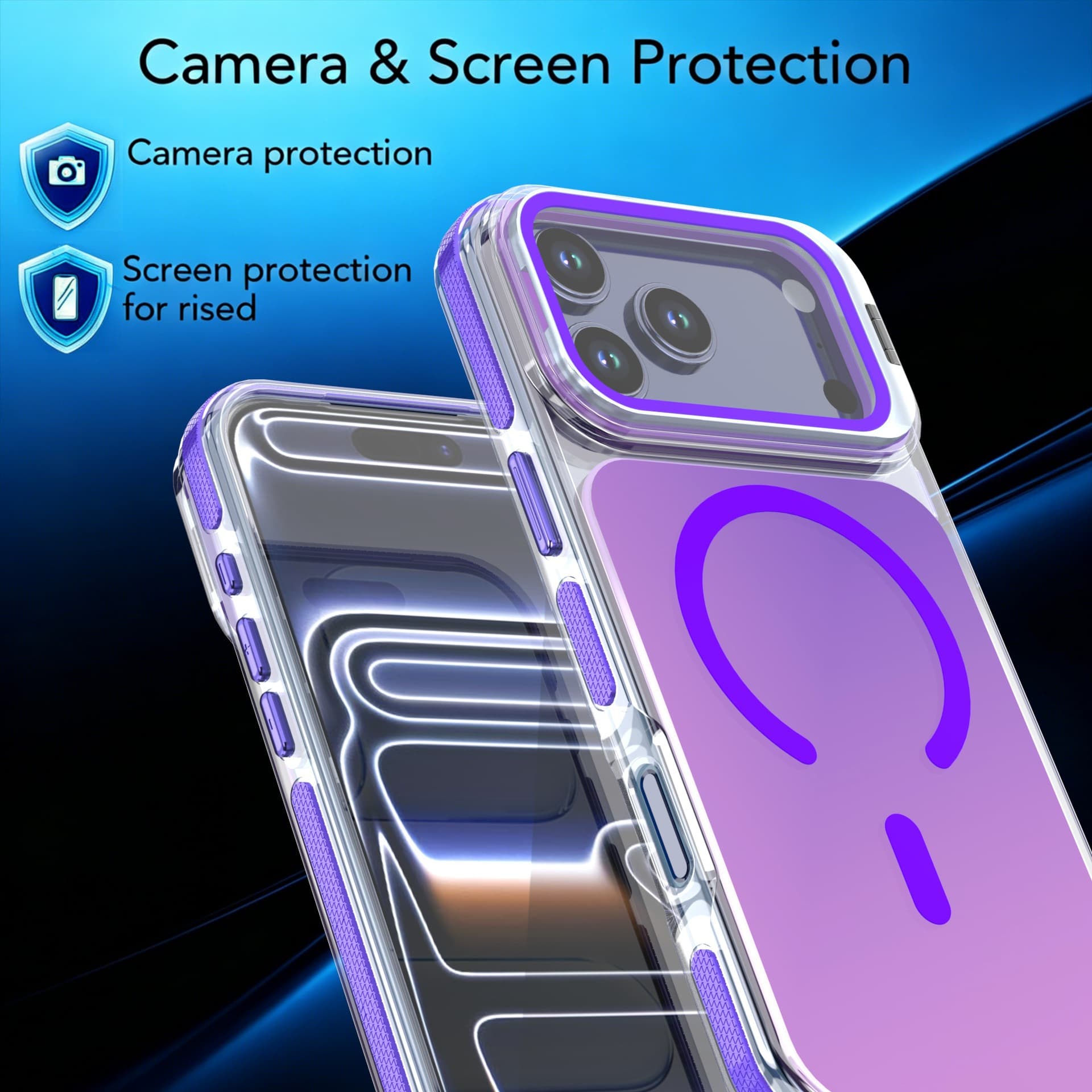 Suitable for iPhone18 promax lens bracket protective film mobile phone case Apple 17 magnetic anti-fall protective cover