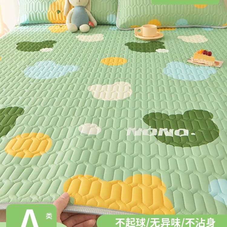 Ice Silk Latex Cooling Mat Summer 2024 New Model Mat Machine Washable Washable Summer Student Dormitory Mattress Soft Cooling Mat