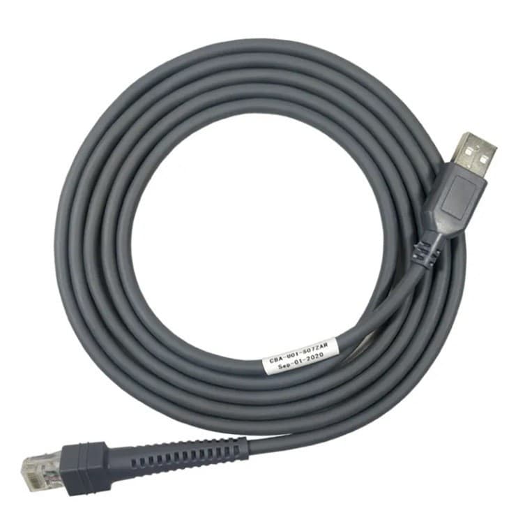 Suitable for Symbol symbol LS2208 DS4208 scanner data cable CBA-U01-S07ZAR 2m