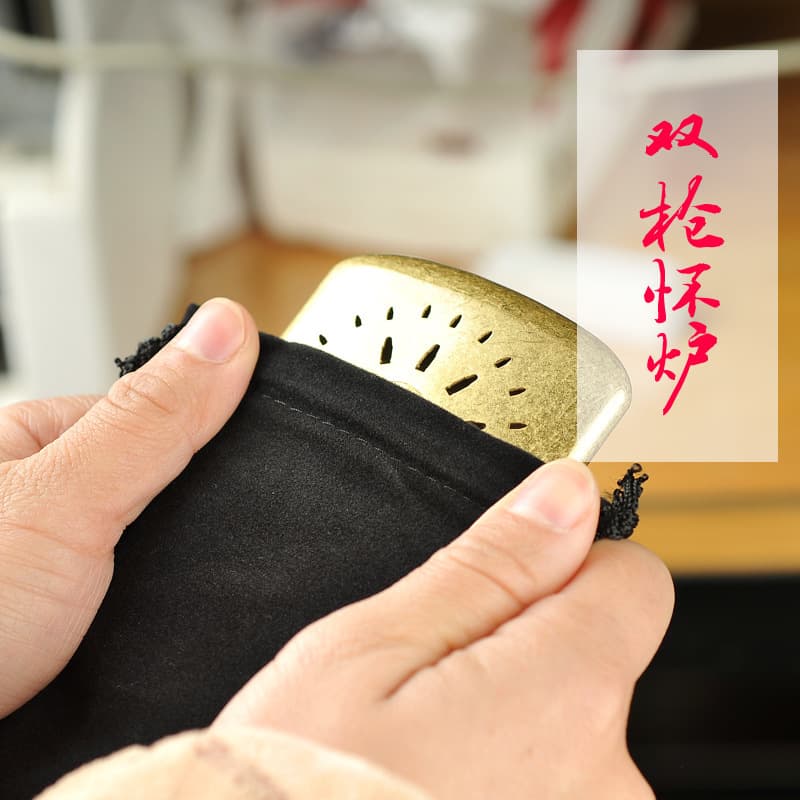 Double Gun Hand Warmer Catalyst, Copper Mini Hand Warmer, Portable Hand Warmer, Authentic Wholesale
