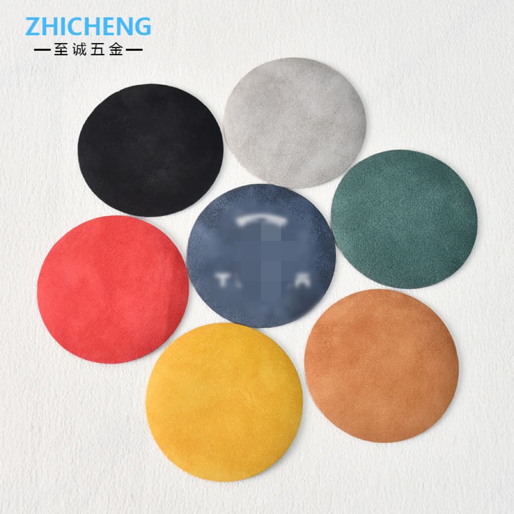 Car Supplies Suede Cup Mat Simple Non-Slip Cup Mat Creative Anti-Dirty Door Slot Mat Auto Parts Wholesale