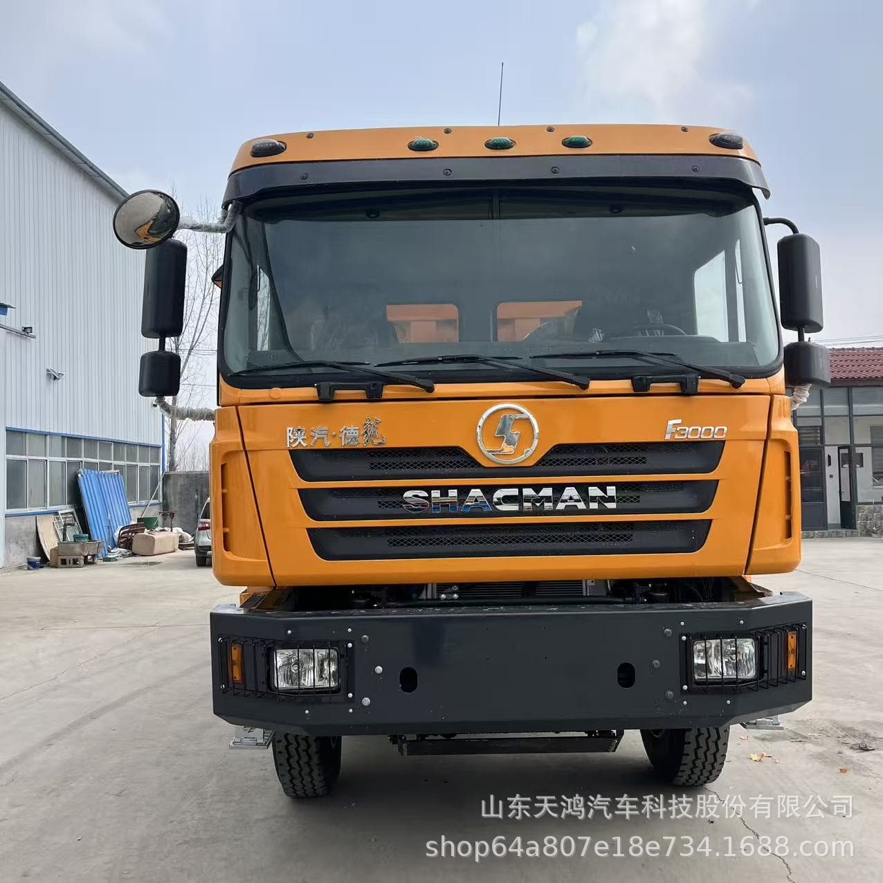 Overseas supply Shacman Delong F3000 8X4 dump truck for construction, rear dump truck