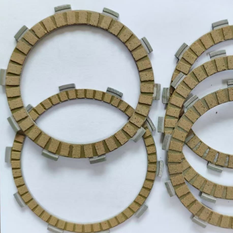Motorcycle Parts 5-Pack Paper-Based Clutch Friction Plates