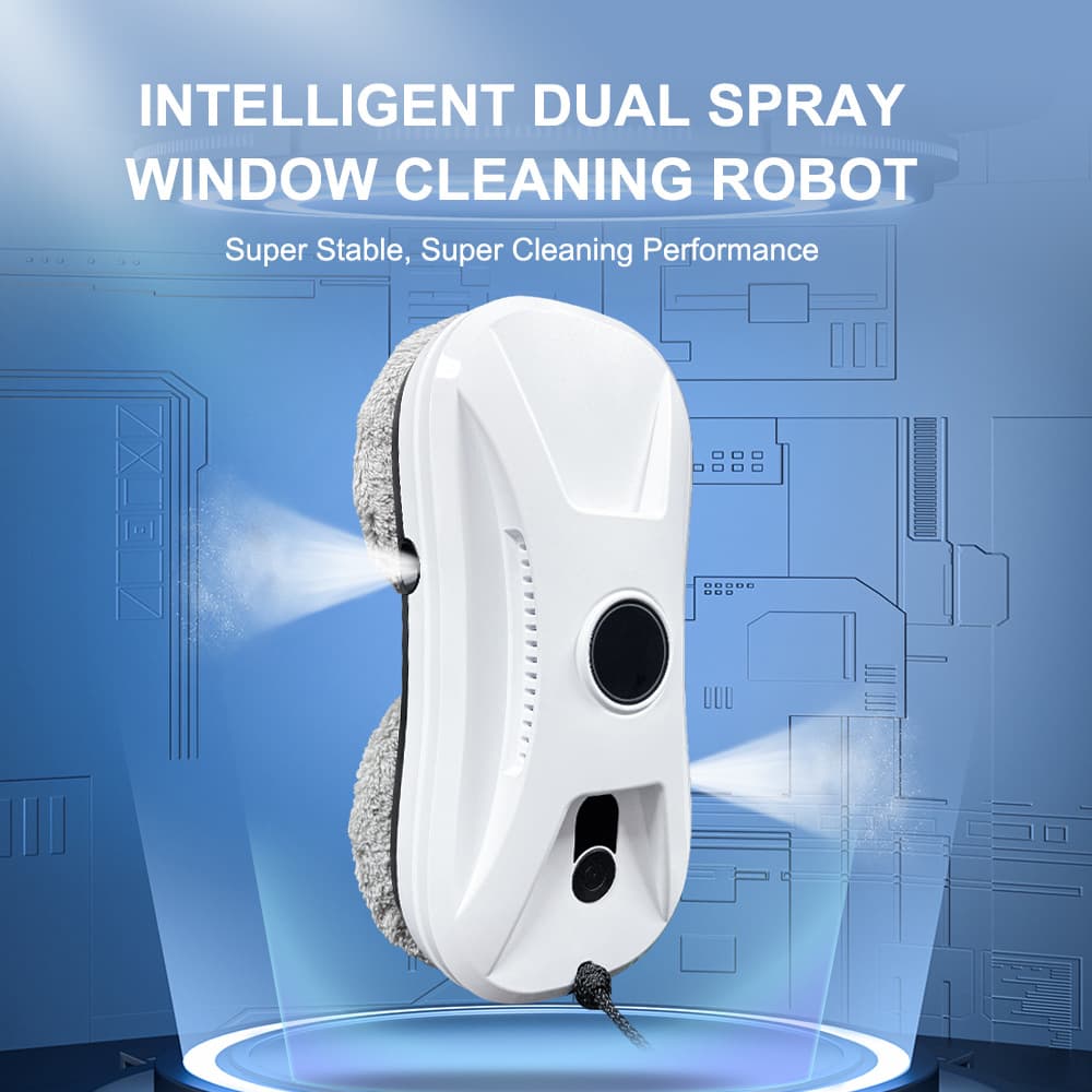 Factory Direct Cross-Border Hot Seller, Bidirectional Triple Spray New Model Automatic Dual-Spray Mini Cleaner