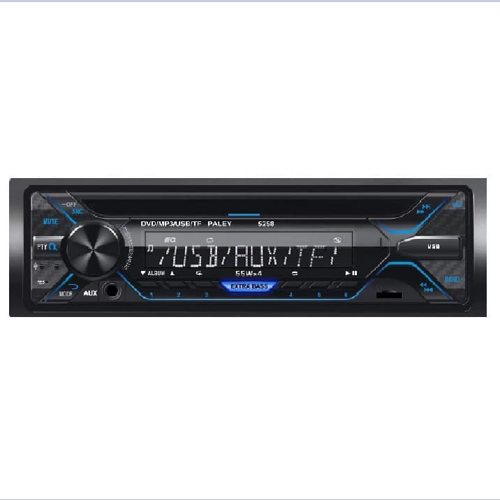 1200 Cool RGB Multi-color Button Lights Car Bluetooth DVD Player AM/FM/RDS/DAB Optional