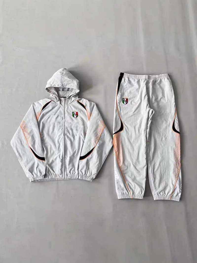 Waterproof Windproof SPM Tracksuit Drill Jacket Pants Set Youth Casual Loose Fit Polyester Fiber Hooded Autumn Sportswear