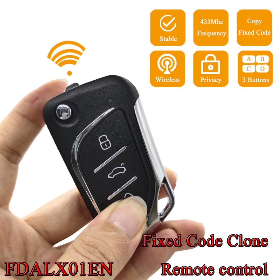 433 copy remote control 315MHz clone copy garage door rolling door car key remote control
