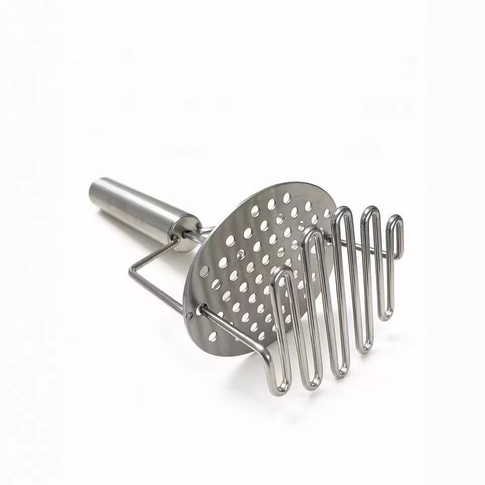 Kitchen Tool Double Layer Stainless Steel Potato Masher Mashed Potato Masher Sweet Potato Fruit Manual Masher Wholesale