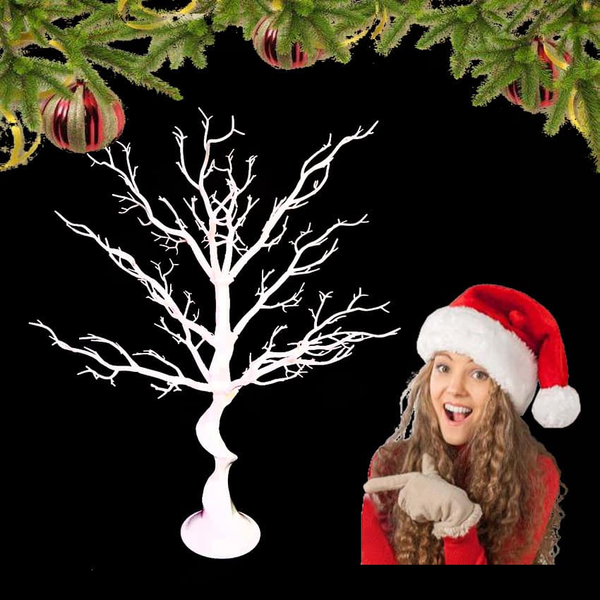 European Style Artificial Christmas Tree, 60cm/75cm Plastic Tree, European and American Cross-border Simulation Wedding Supplies Tabletop Ornament