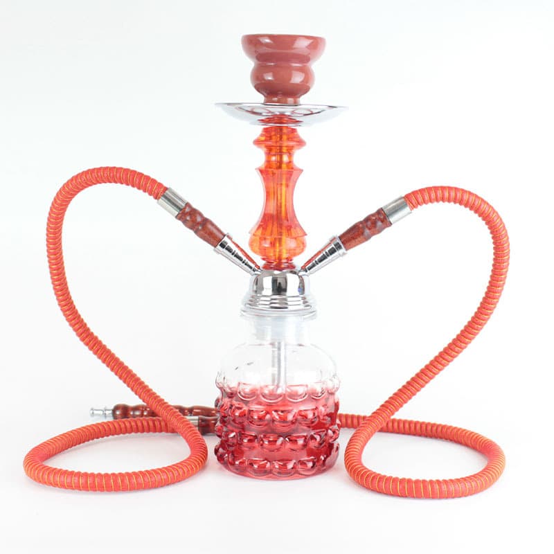 Arabian hookah bar single and double tube glass hookah shisha full set