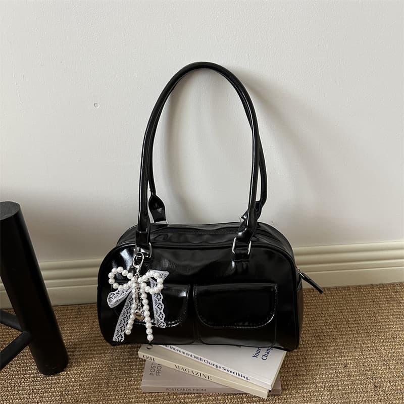 2026 Casual Retro Textured Minimalist Bag Fashion Trend New Style Shoulder Bag Summer Niche Women's Underarm Bag