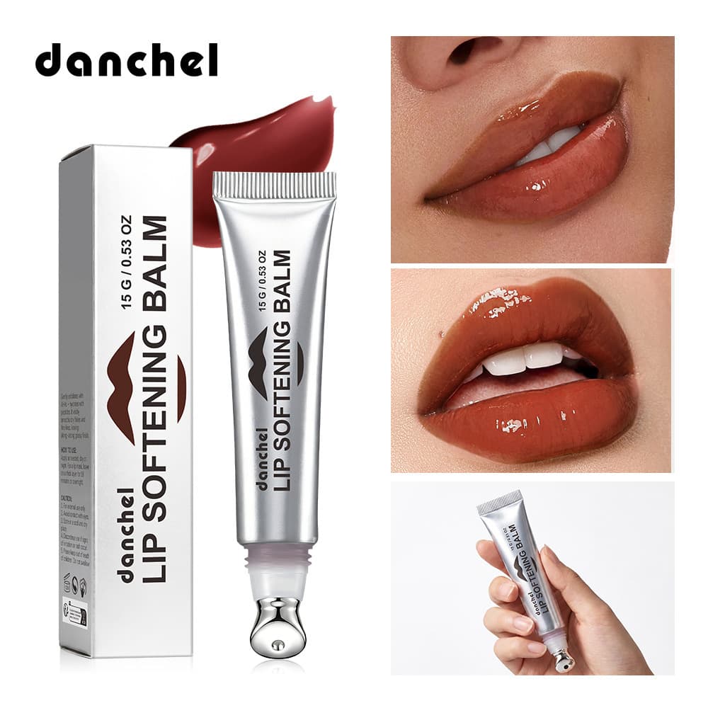 Cross-Border Danchel 6-Color Lip Plumping Lip Balm Moisturizing and Smoothing Lip Lines Lip Glaze Eadem Lip Balm
