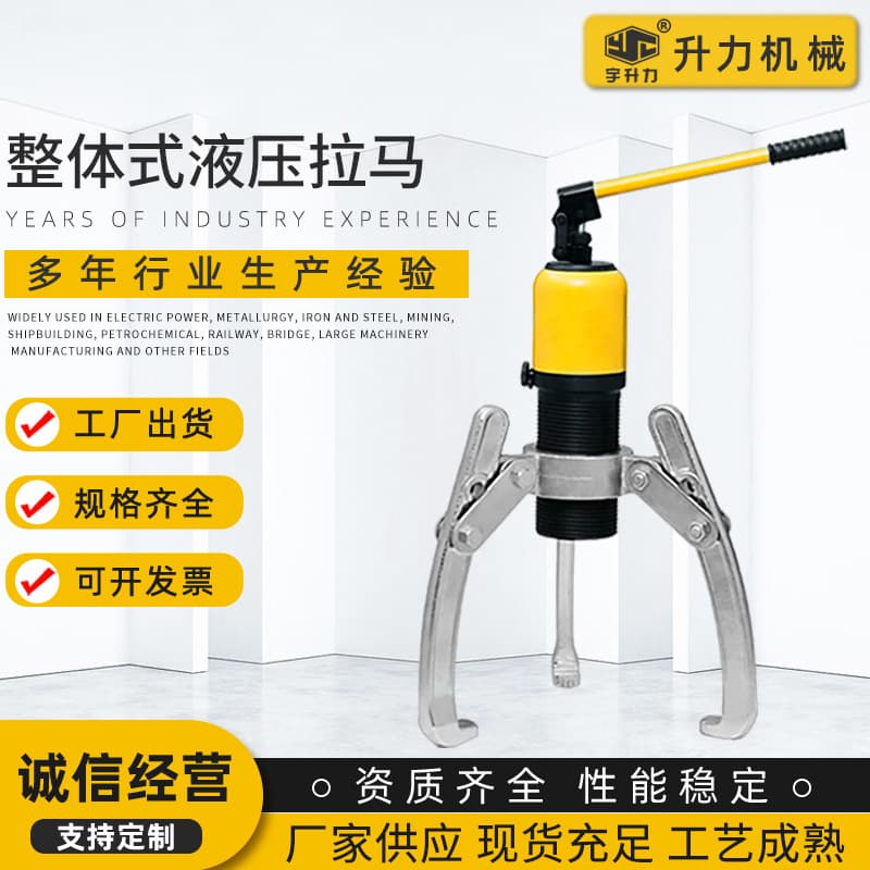 Integral Hydraulic Puller Two-Jaw Three-Jaw Bearing Wheel Puller 5T 10T 20T 30T 50T Dismantling Tools Wholesale