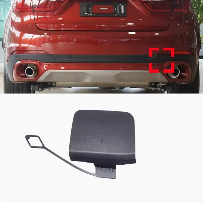 Suitable for X6 rear trailer cover F16 deluxe version front bumper towing hook cover plate 51127319886