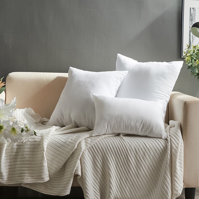 Simple Modern Flocking PP Cotton Pillow Core Elastic Non-Woven Fabric Cushion Pad Core Cross Stitched Pillow Form Filling